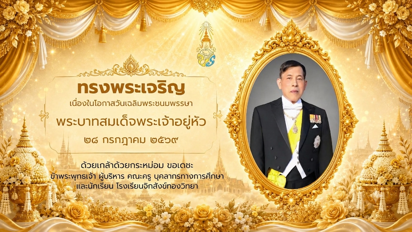 ทรงพระเจริญ - โรงเรียนจิกสังข์ทองวิทยา